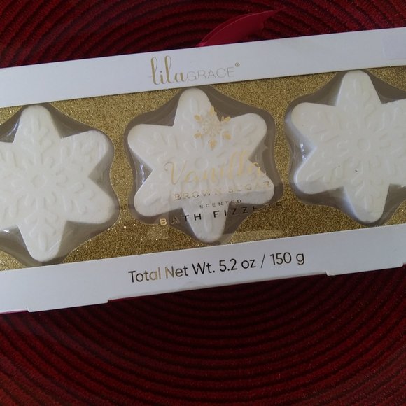 Lila Grace Vanilla Brown Sugar Bath Bombs